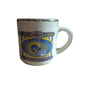 Vintage 2000 St. Louis Rams Super Bowl XXXIV Champions Coffee Mug Cup NFL